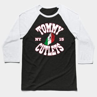 Tommy Cutlets 15 Italian Hand, Italian Flag, New York Baseball T-Shirt